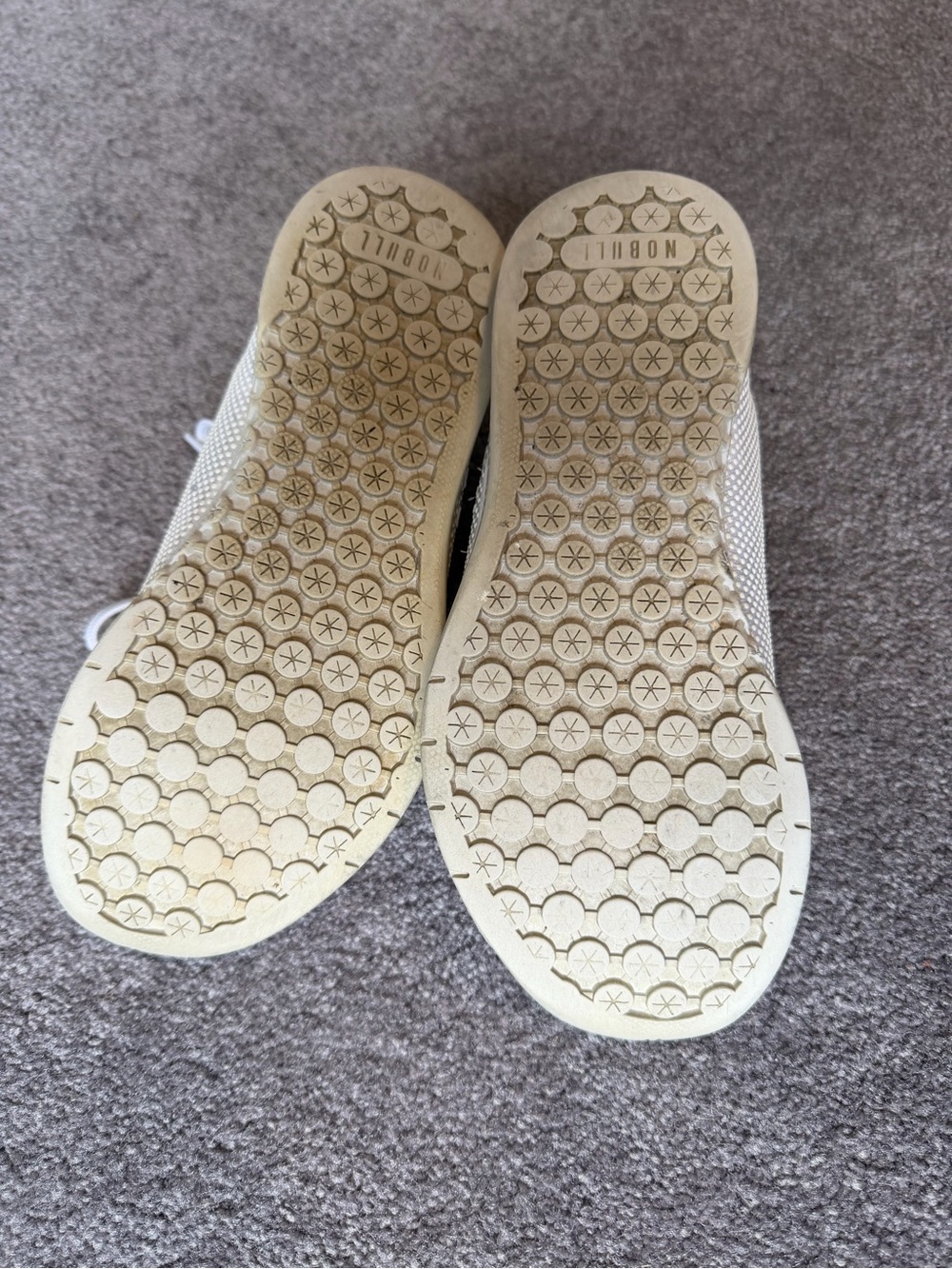 NOBULL White Knit Athletic Sneakers - Picture 2 of 3